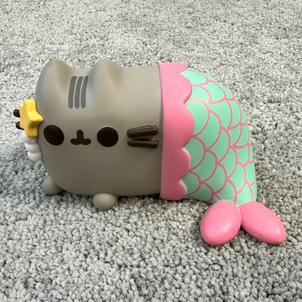 Pusheen Mermaid Vinyl Figure Unisex 4.5in Summer 2016 Pusheen Box exclusive